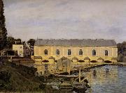 Alfred Sisley The Machine at Marly painting